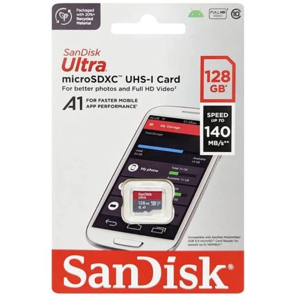 SanDisk Ultra 128GB microSDXC UHS-I Memory card