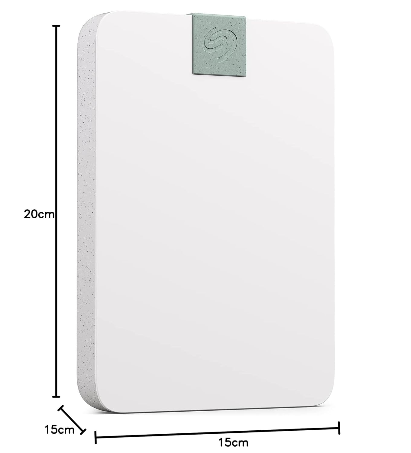 Seagate Ultra Touch HDD 2TB External Hard Drive - Cloud White