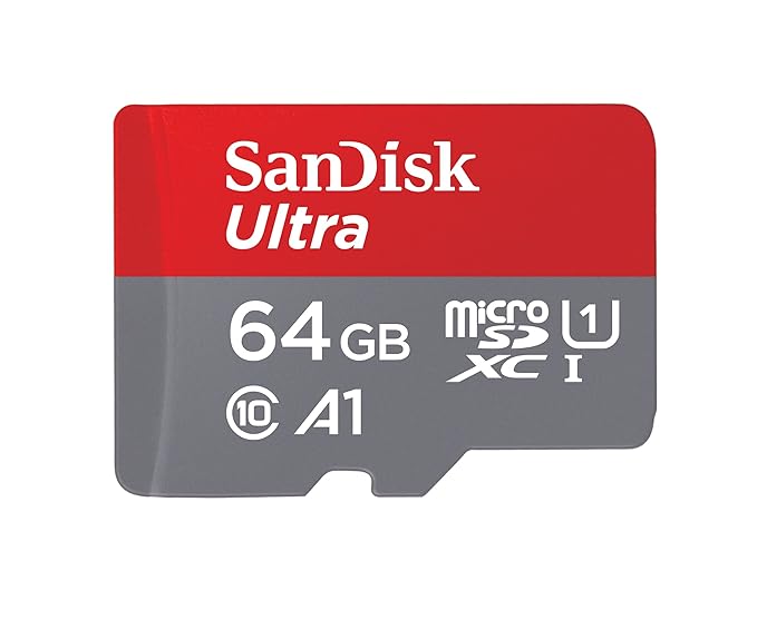 SanDisk Ultra 64GB microSDXC UHS-I Memory card - Red
