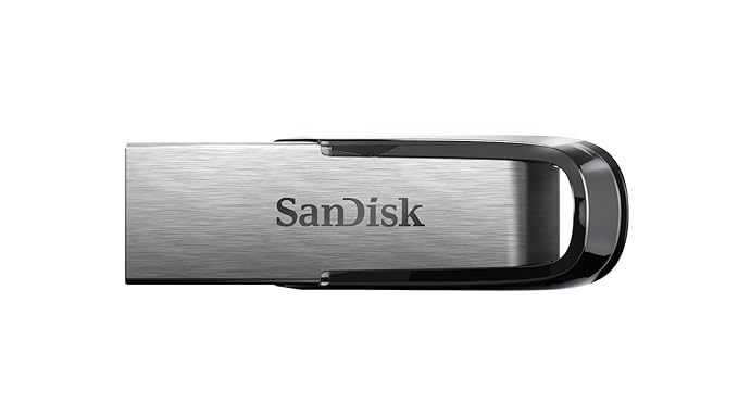 SanDisk Ultra Flair 128GB USB 3.0 Pen Drive - Silver Black