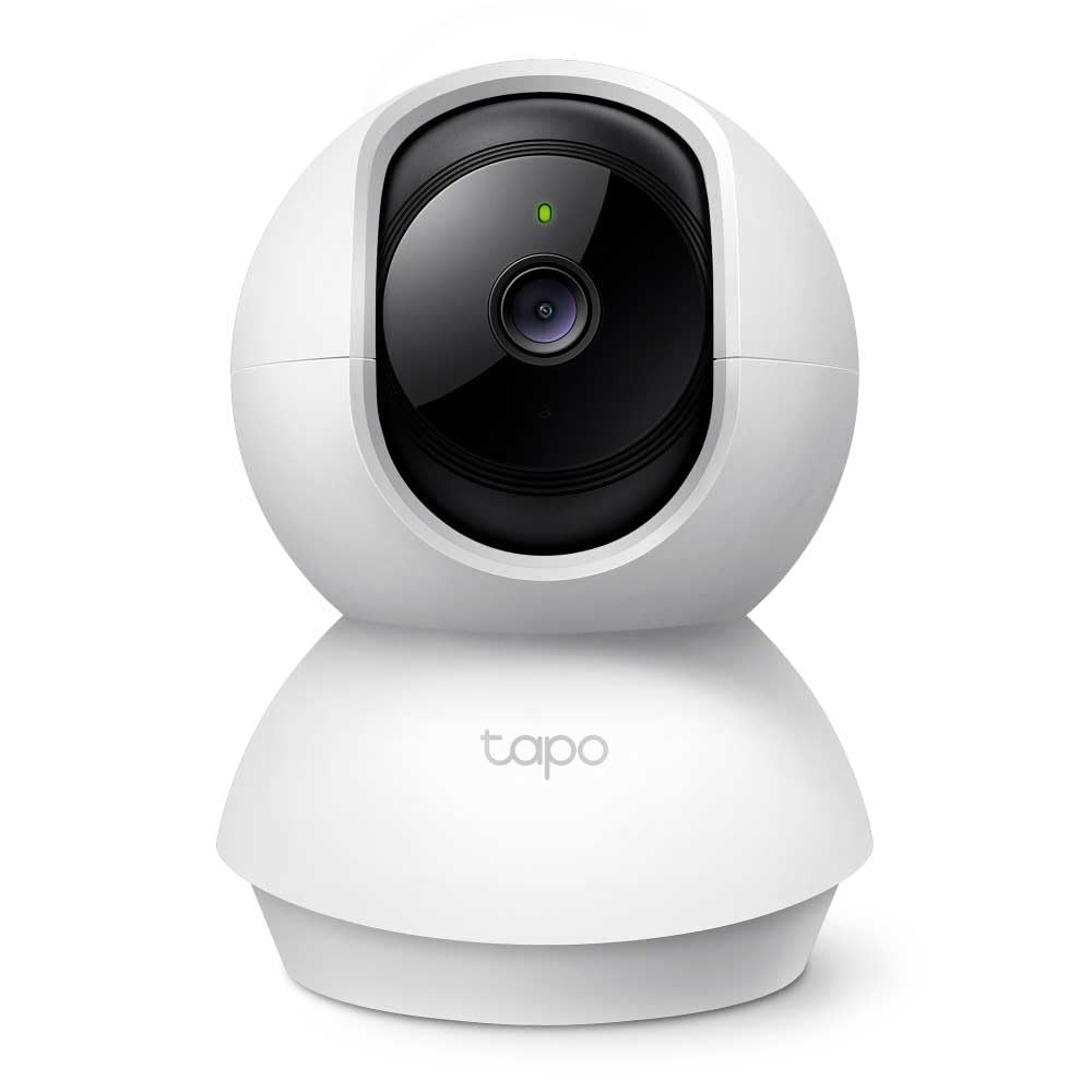 Tapo C200 2MP 1080p Full HD Pan & Tilt Wi-Fi Indoor Security Camera | 360° View | Alexa Enabled | 2-Way Audio | Night Vision | Motion Detection | Sound & Light Alarm | White CCTV Camera